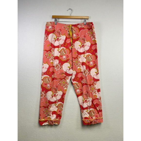 BedHead Women's Pajama Set Floral Cloud Print Long Sleeve Pants Lounge Large - Picture 6 of 10
